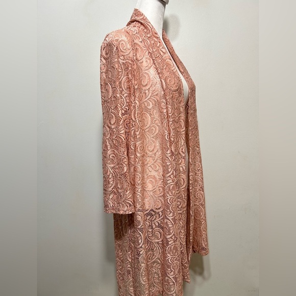 Shannon Ford New York Lace Open Front Kimono Cardigan - Picture 3 of 11